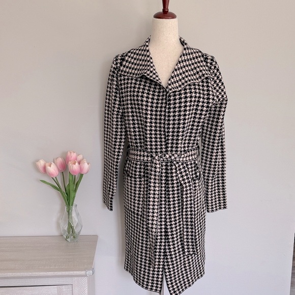 Rachel Zoe Jackets & Blazers - *NWT* Houndstooth Belted Coat